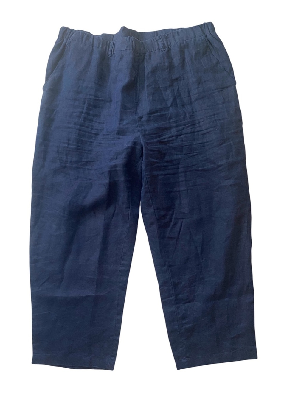 Quince Navy Linen Pants size XL